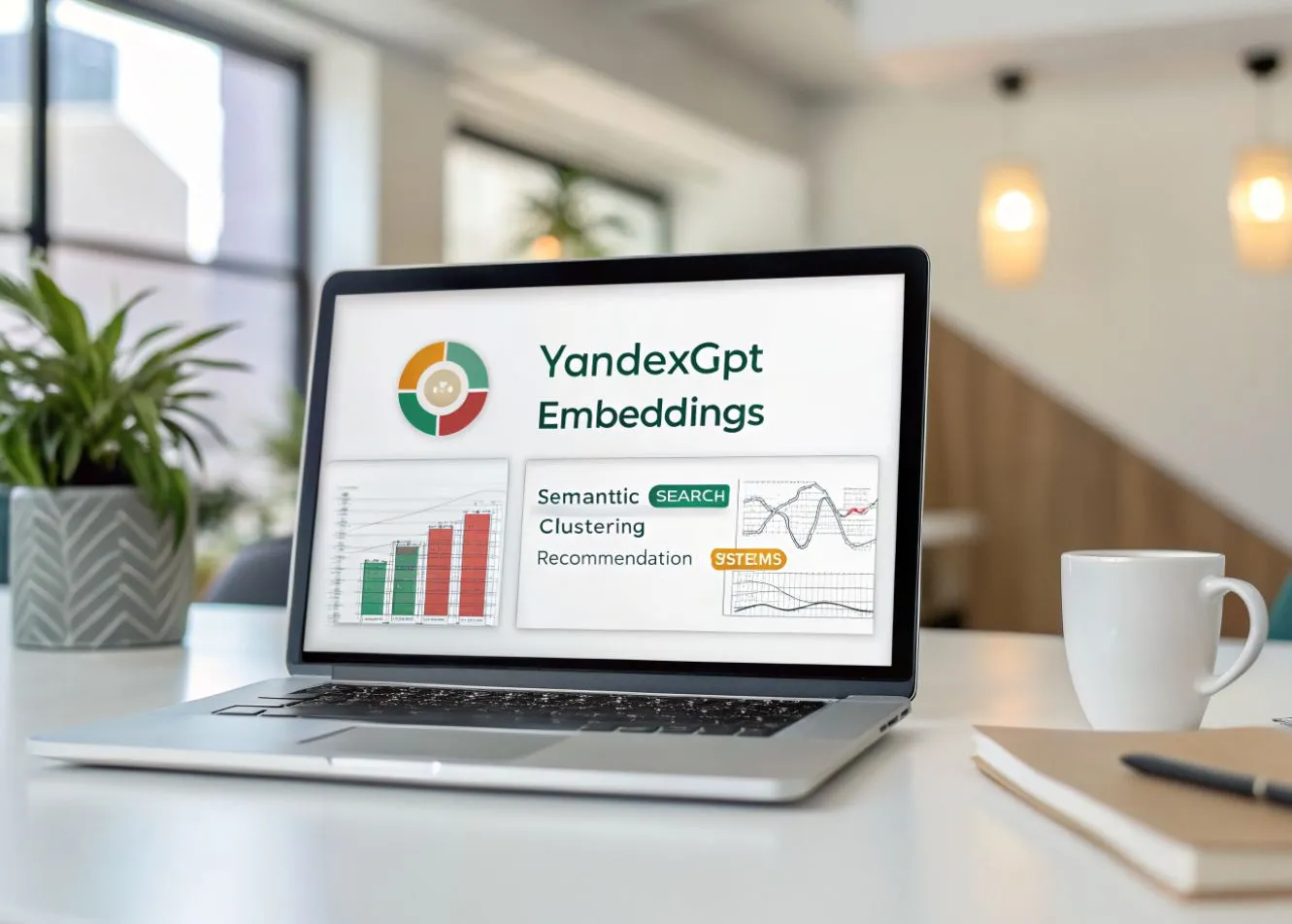 Embeddings в YandexGPT: семантический поиск, кластеризация и рекомендации на практике